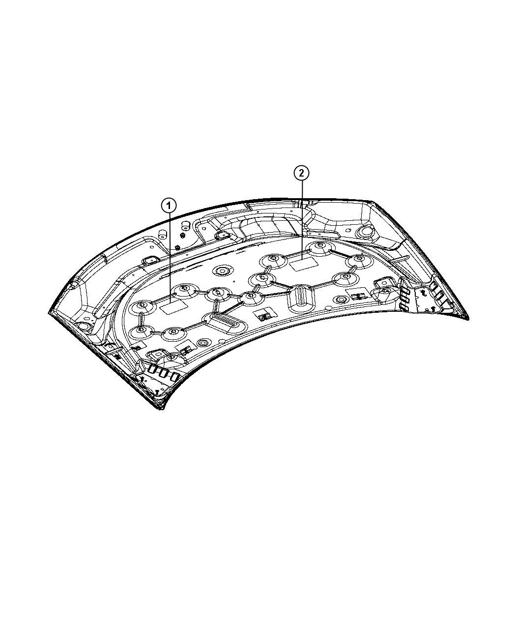 Diagram Hood. for your Dodge Journey  