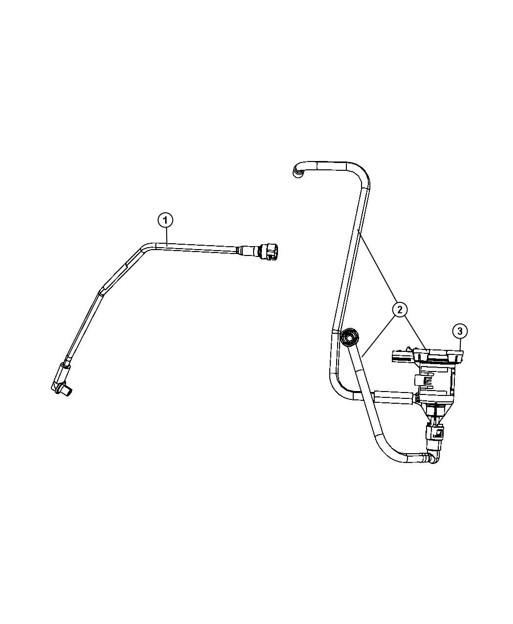 Diagram Emission Control Vacuum Harness. for your 2015 Dodge Grand Caravan   