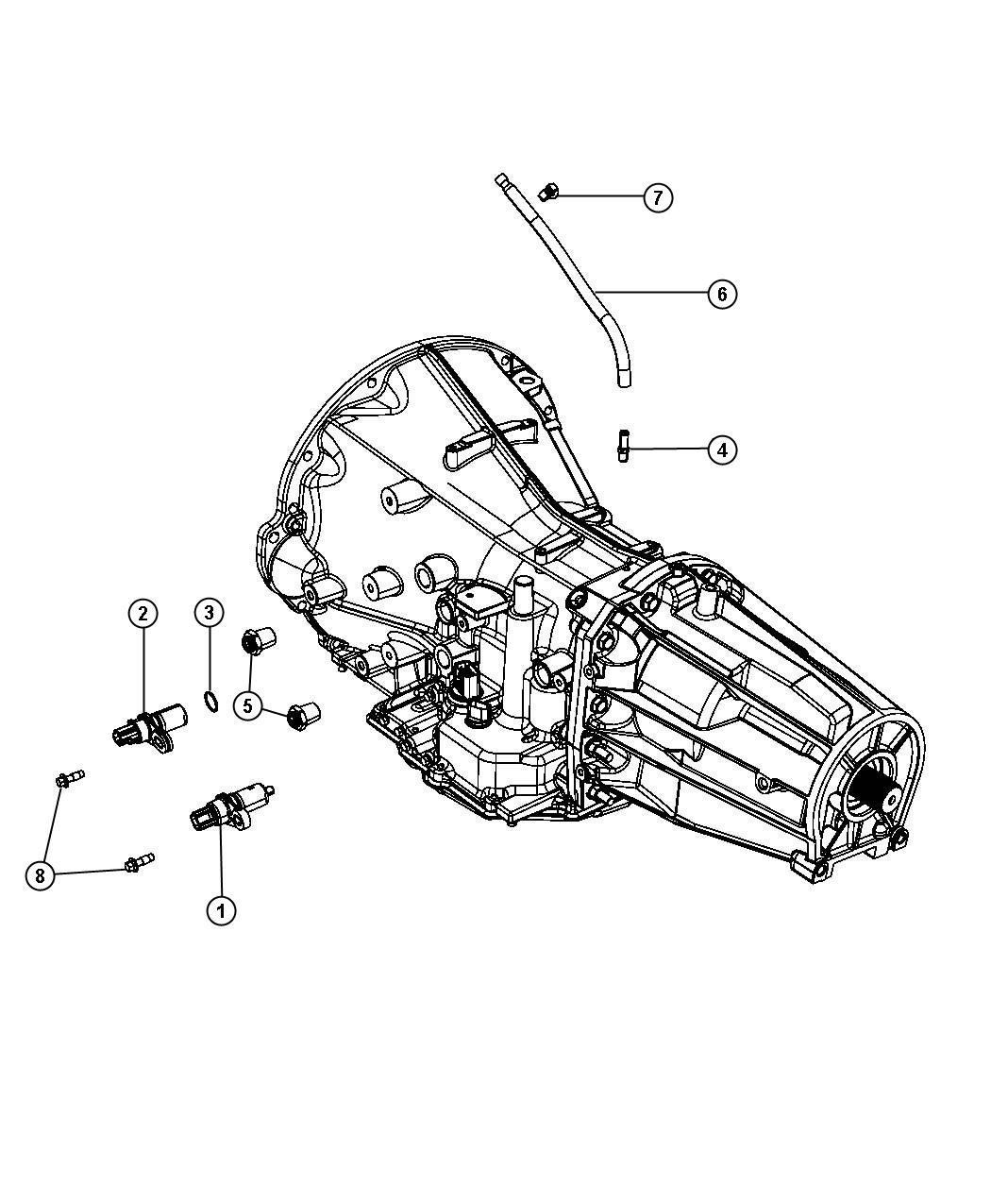 Diagram Sensors, Vents And Quick Connectors. for your Jeep