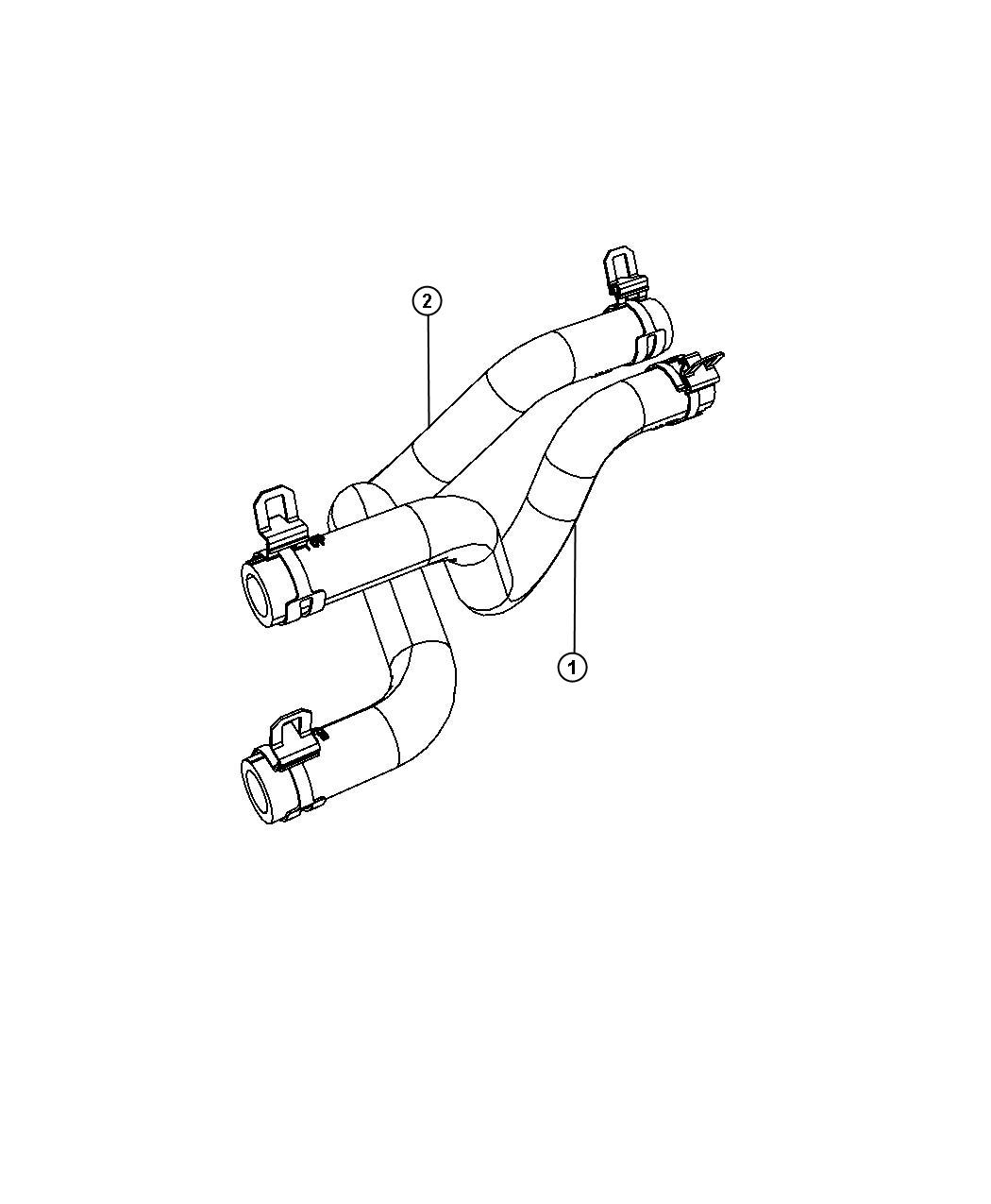 Diagram Heater Plumbing 2.0L [2.0L 4 Cyl DOHC 16V Dual VVT Engine] 2.4L [[2.4L 4 Cyl DOHC 16V Dual VVT Engine,2.4L 4 Cyl PZEV 16V Dual VVT Engine]]. for your 2015 Chrysler Town & Country   