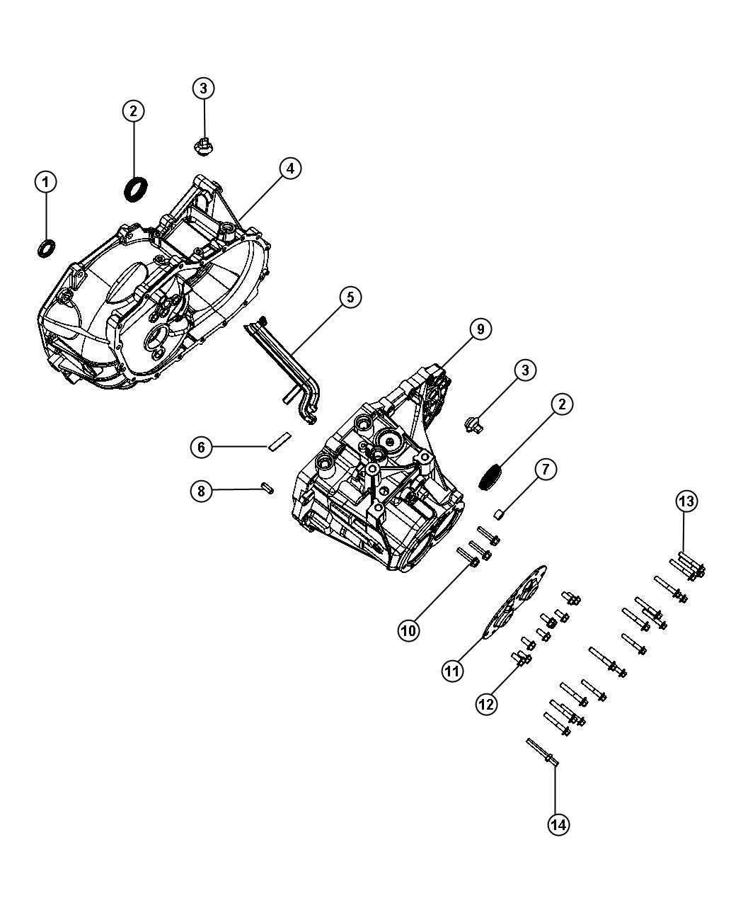 Diagram Case And Related Parts. for your Dodge