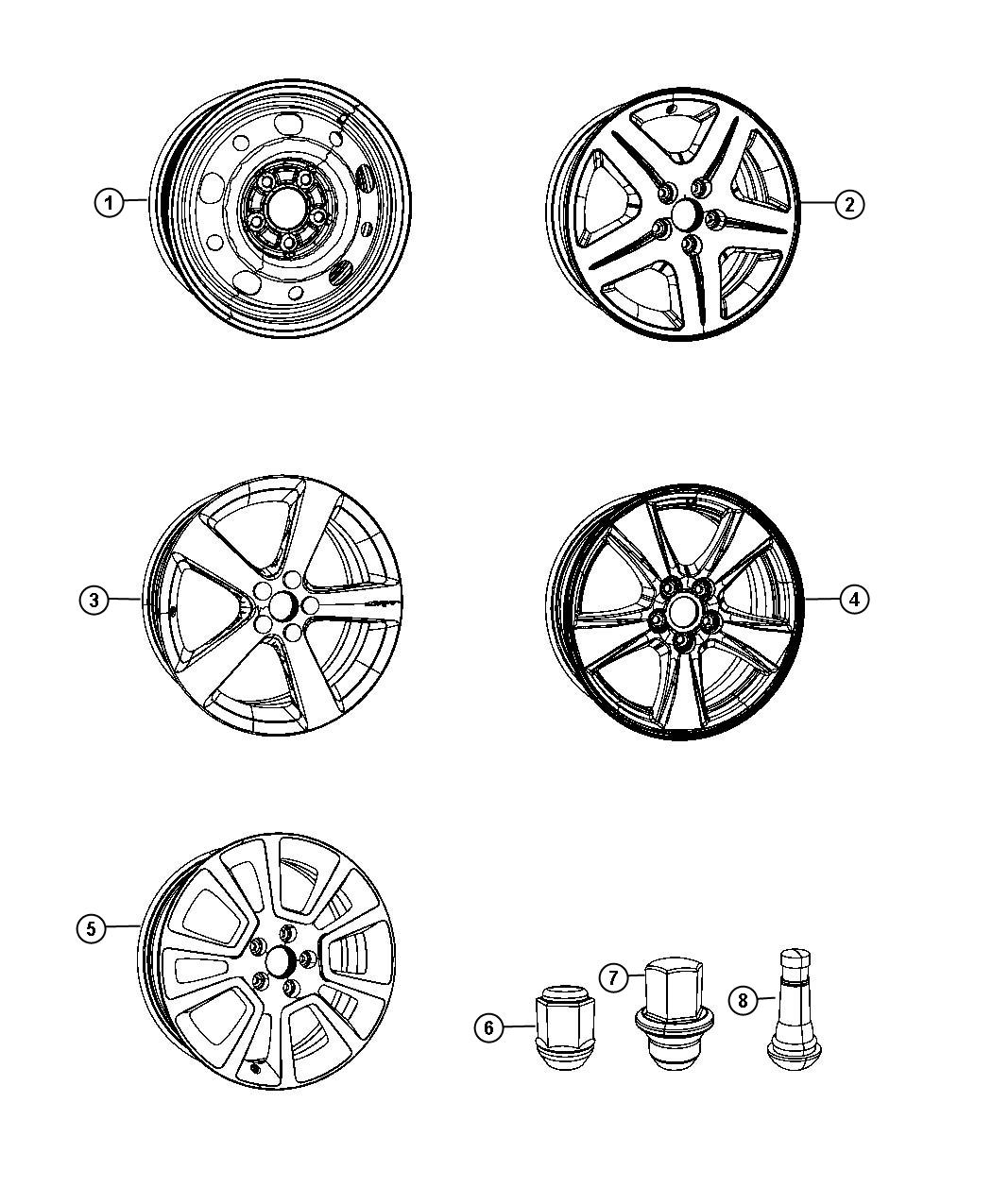 Wheels And Hardware. Diagram