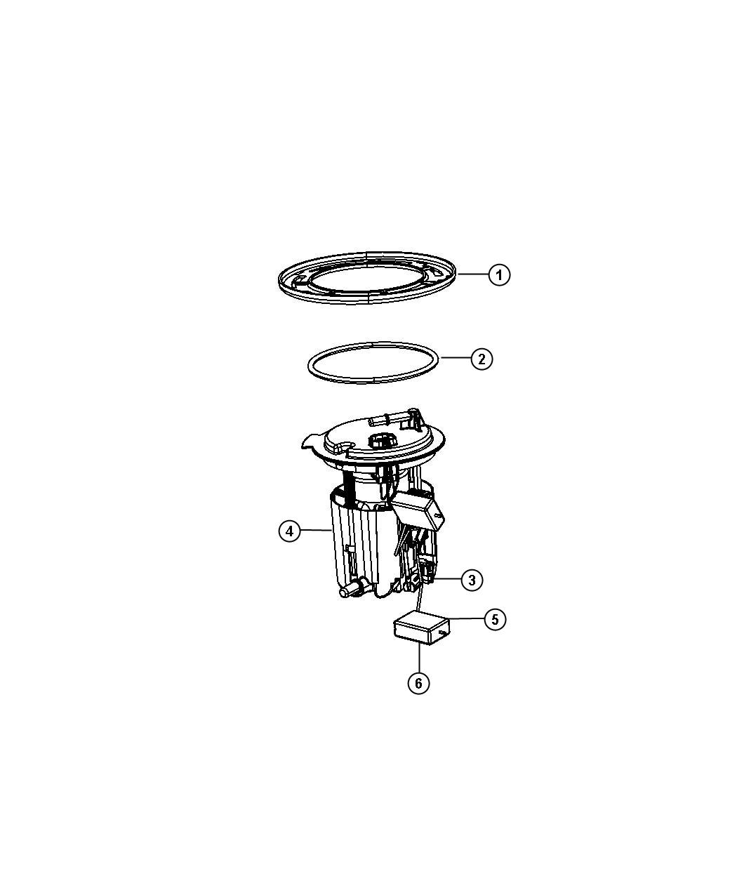 Diagram Fuel Pump Module. for your Dodge