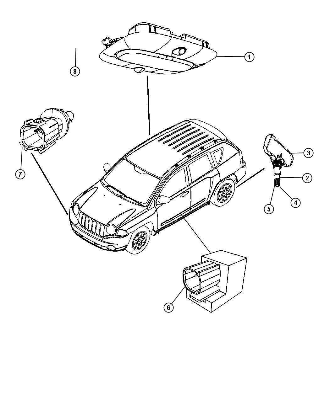 Diagram Sensors Body. for your Dodge Caliber  