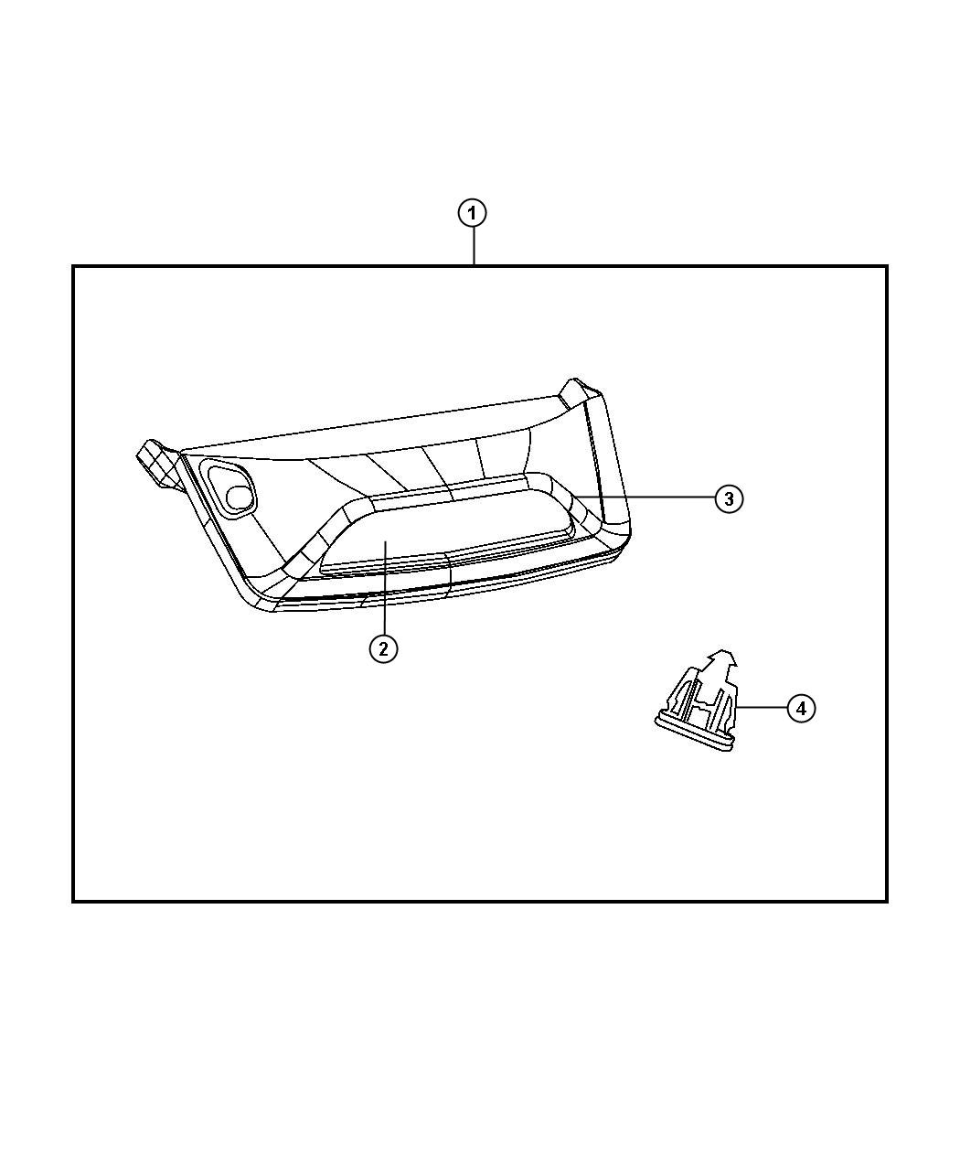 Diagram Spoiler Kit. for your 2020 Dodge Grand Caravan   