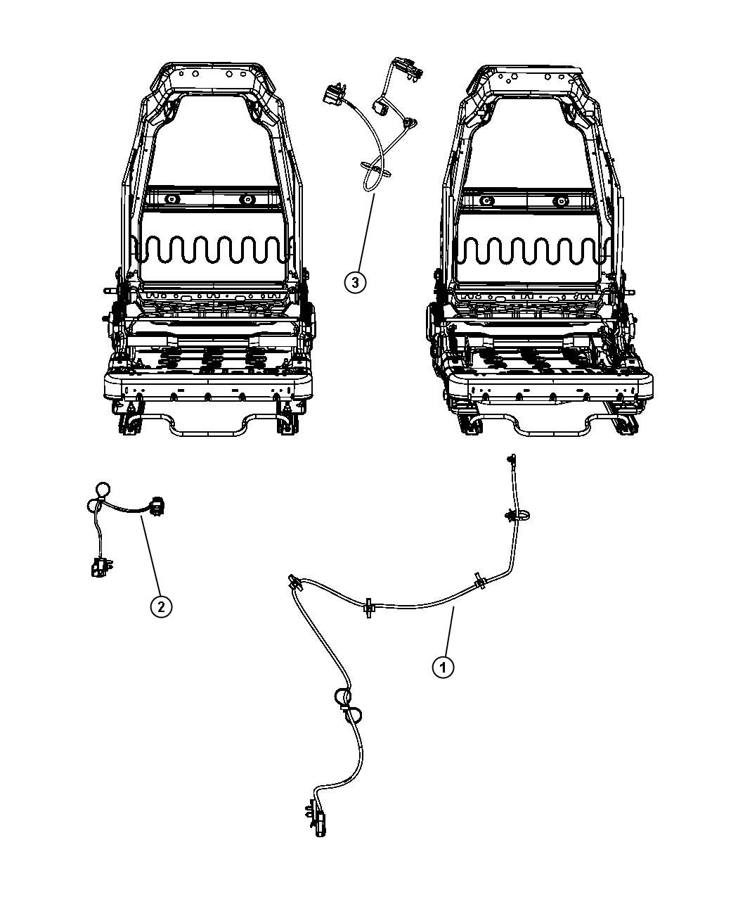 Diagram Wiring Seat. for your Jeep Wrangler  