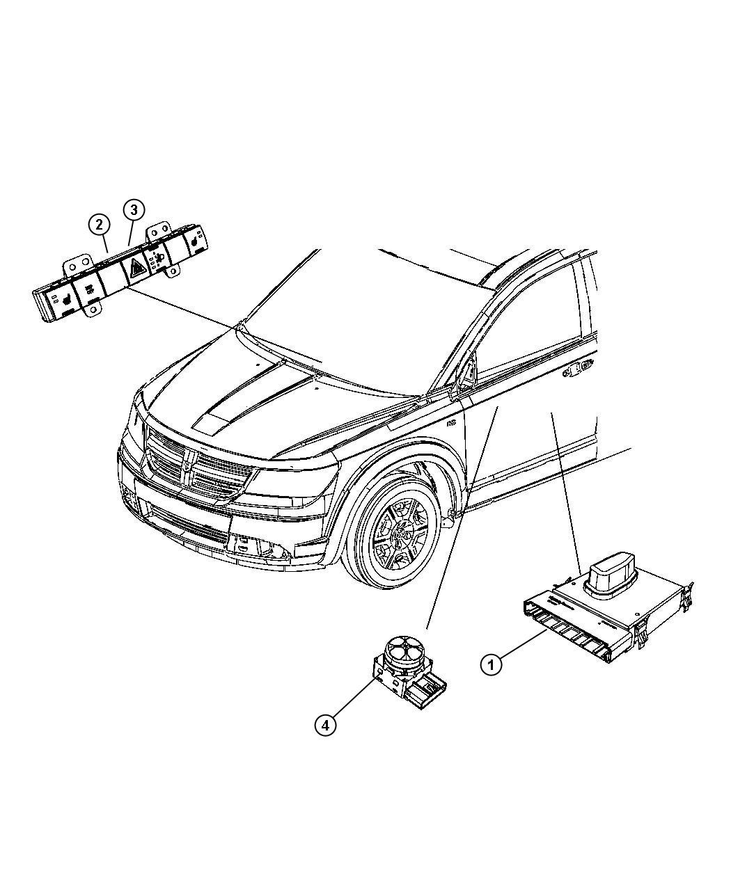 Diagram Switches Seats. for your Dodge