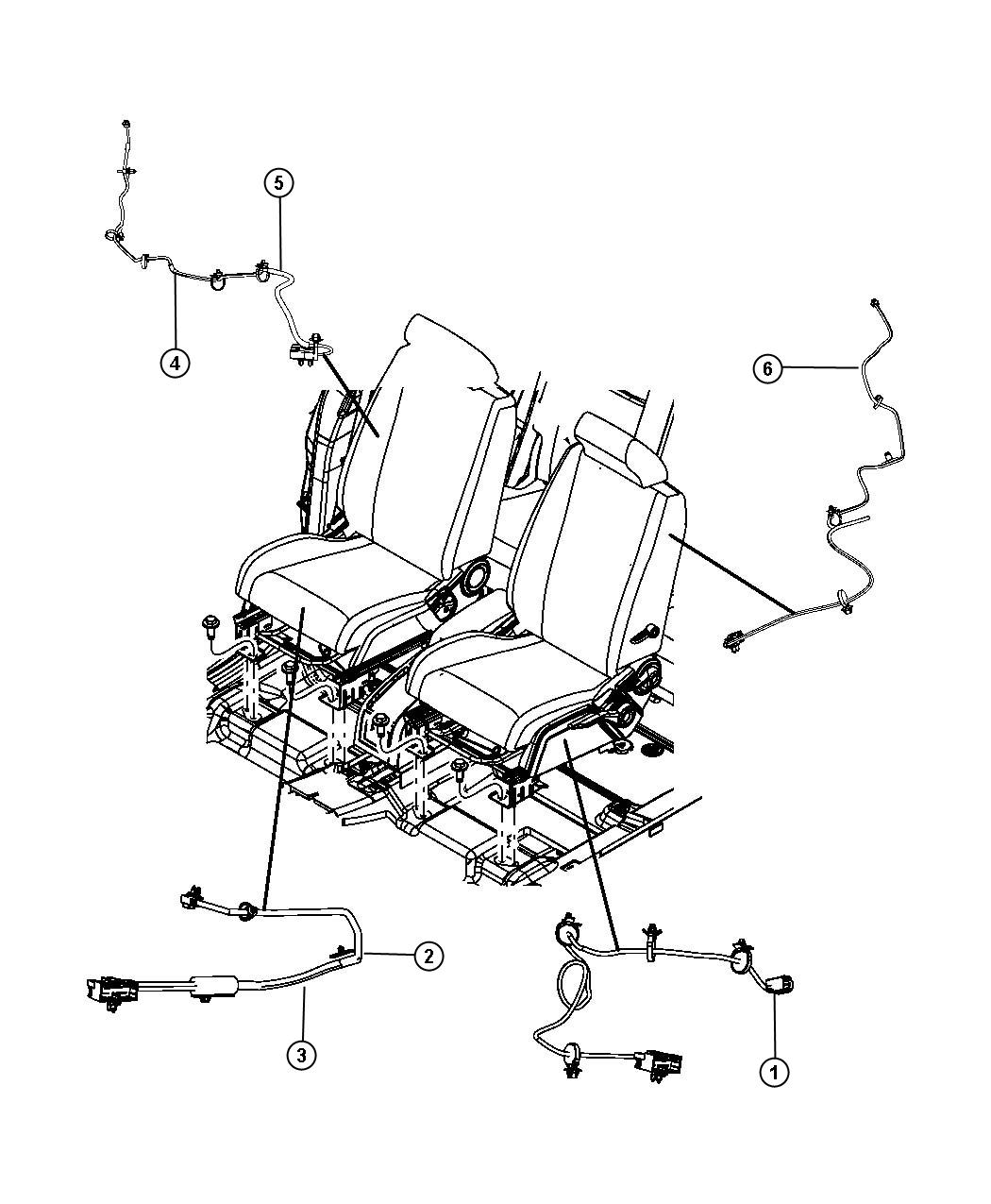 Diagram Wiring Seats Front. for your Dodge Journey  