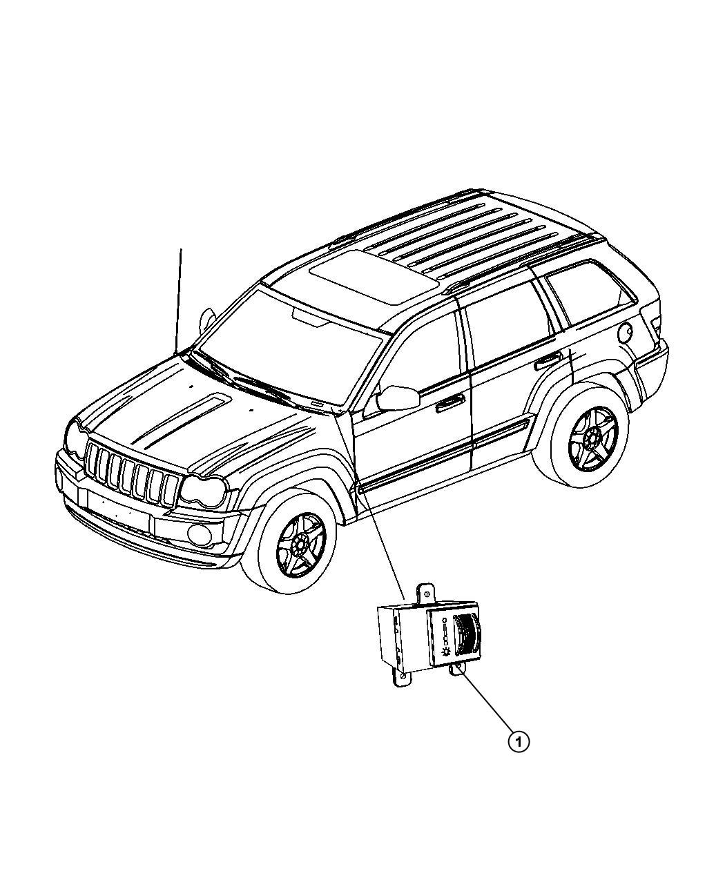 Diagram Modules, Lighting Control. for your 1999 Dodge Avenger   