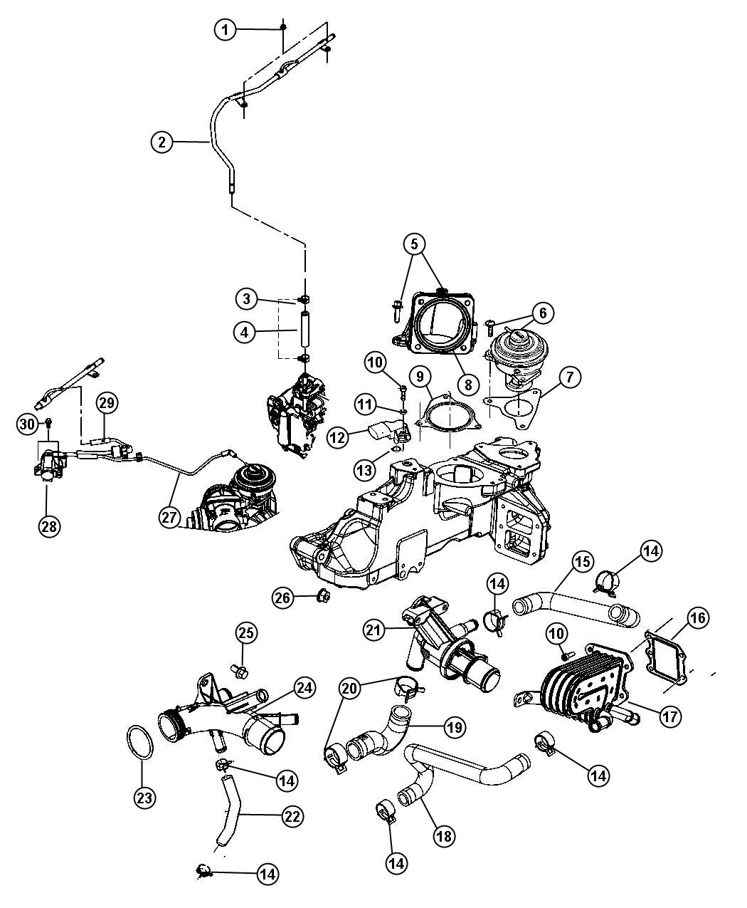 Diagram EGR Valve. for your Chrysler