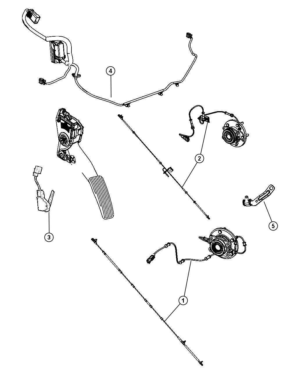 Sensors Brakes. Diagram