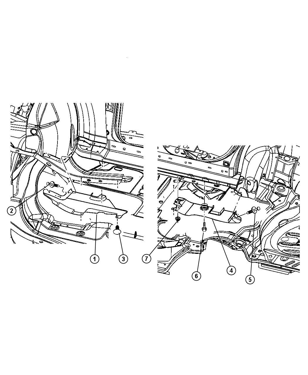 Diagram Pan, Torque Box. for your Dodge