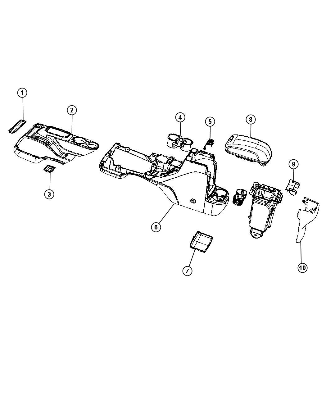 Console, Full [Full Length Floor Console]. Diagram