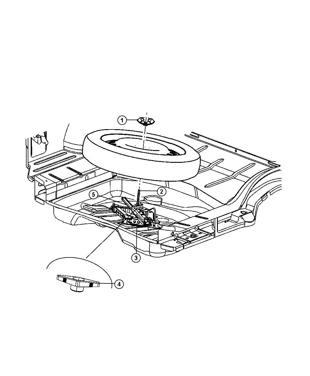 Diagram Jack Assembly And Tools. for your Dodge