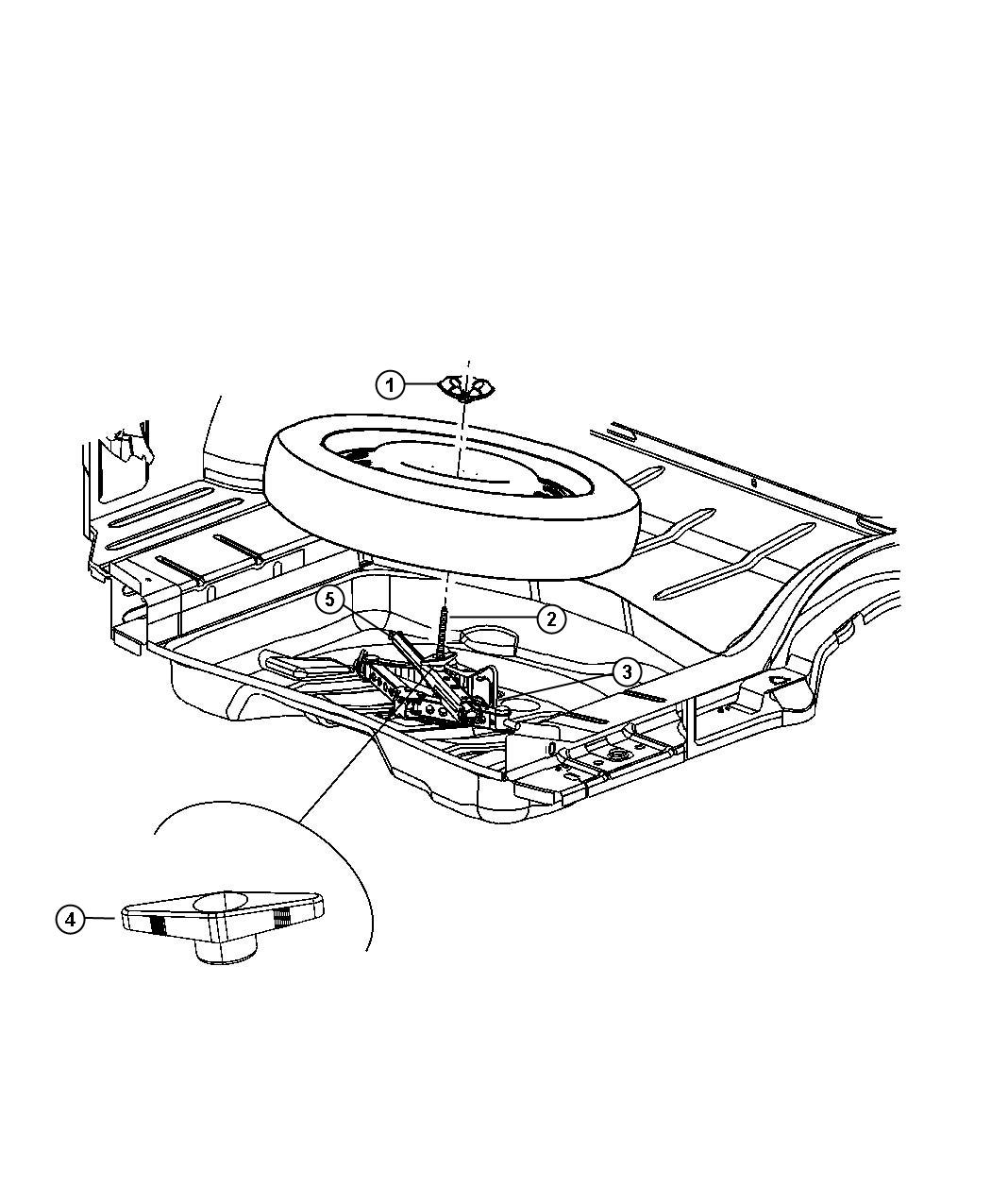 Diagram Jack Assembly And Tools. for your Chrysler