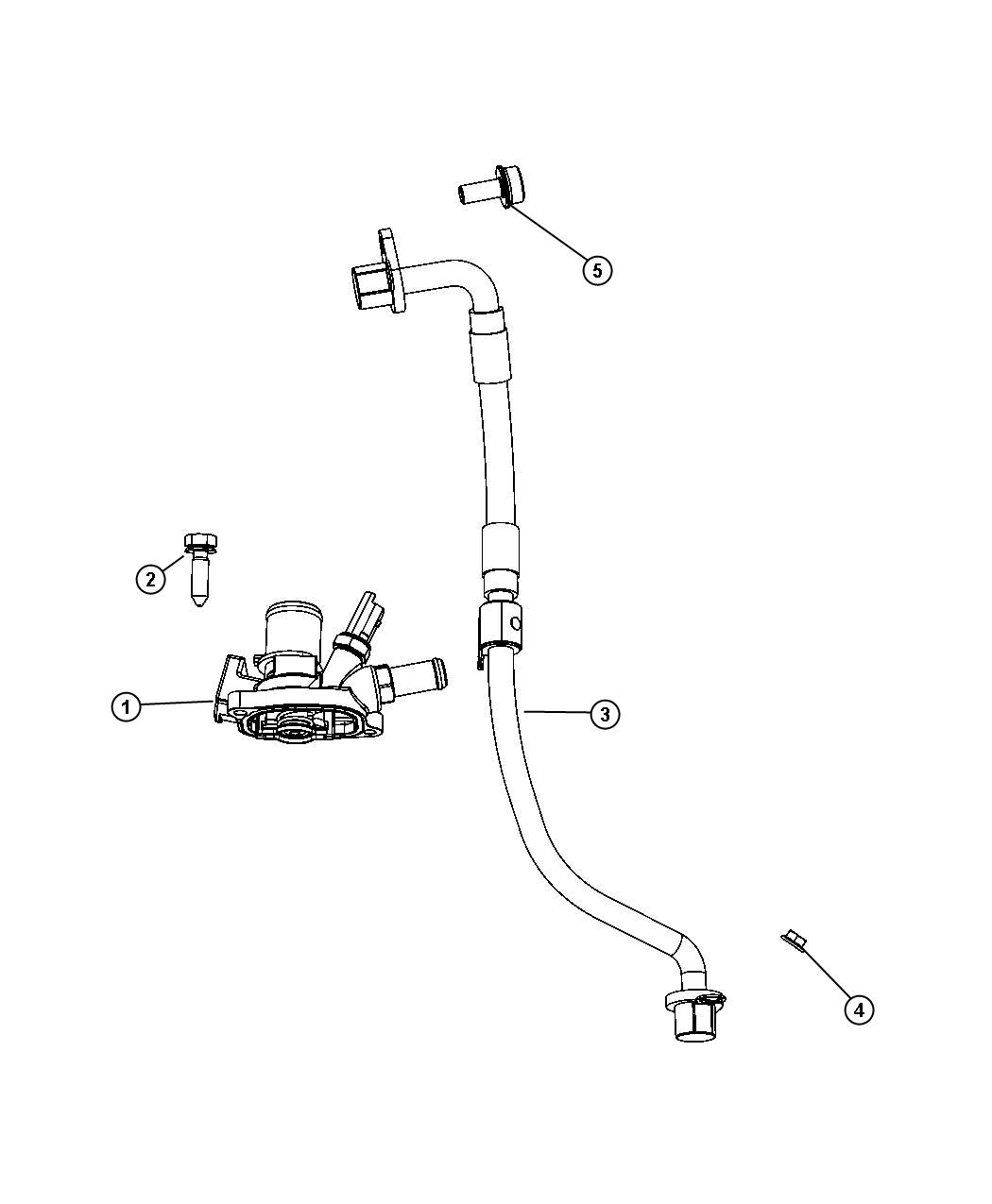 Diagram Thermostat and Related Parts. for your 2002 Chrysler 300  M 