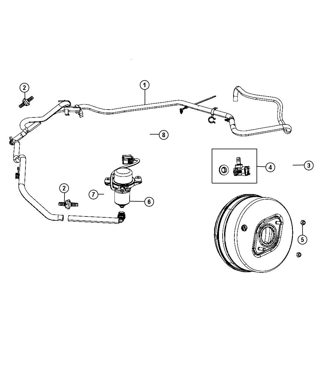 Booster and Pump, Vacuum Power Brake. Diagram