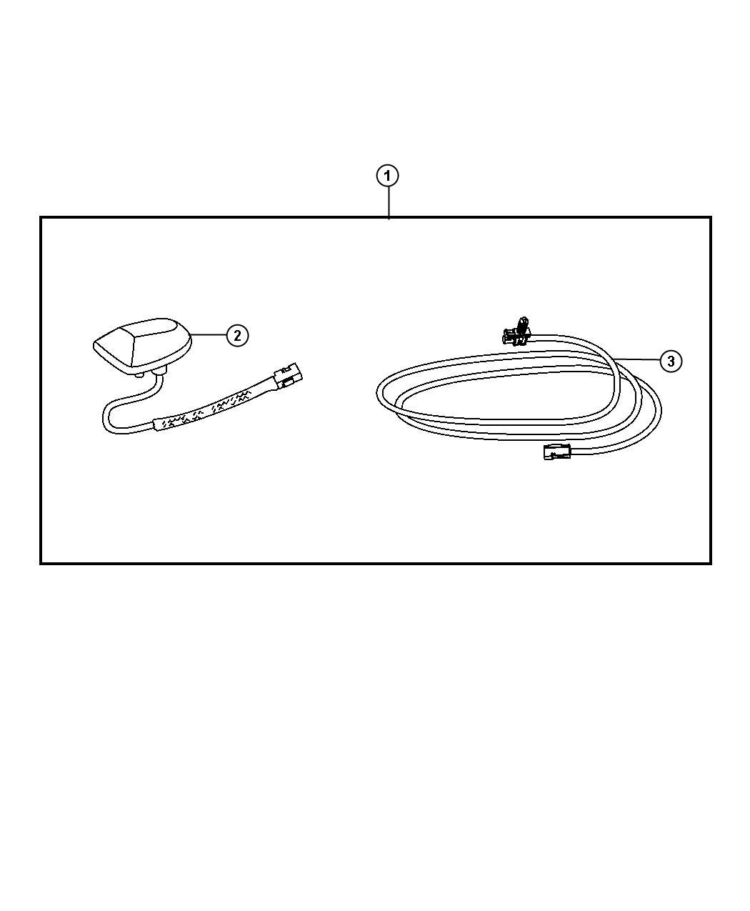 Diagram Install Kit - Satellite Receiver. for your Jeep Grand Cherokee  