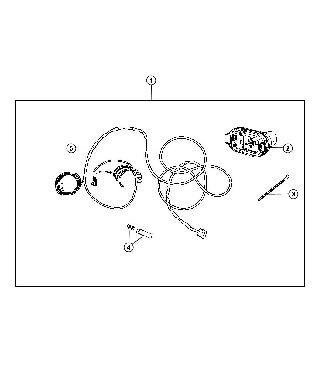 Diagram Wiring Kit -Trailer Tow-7-Way. for your Jeep Grand Cherokee  