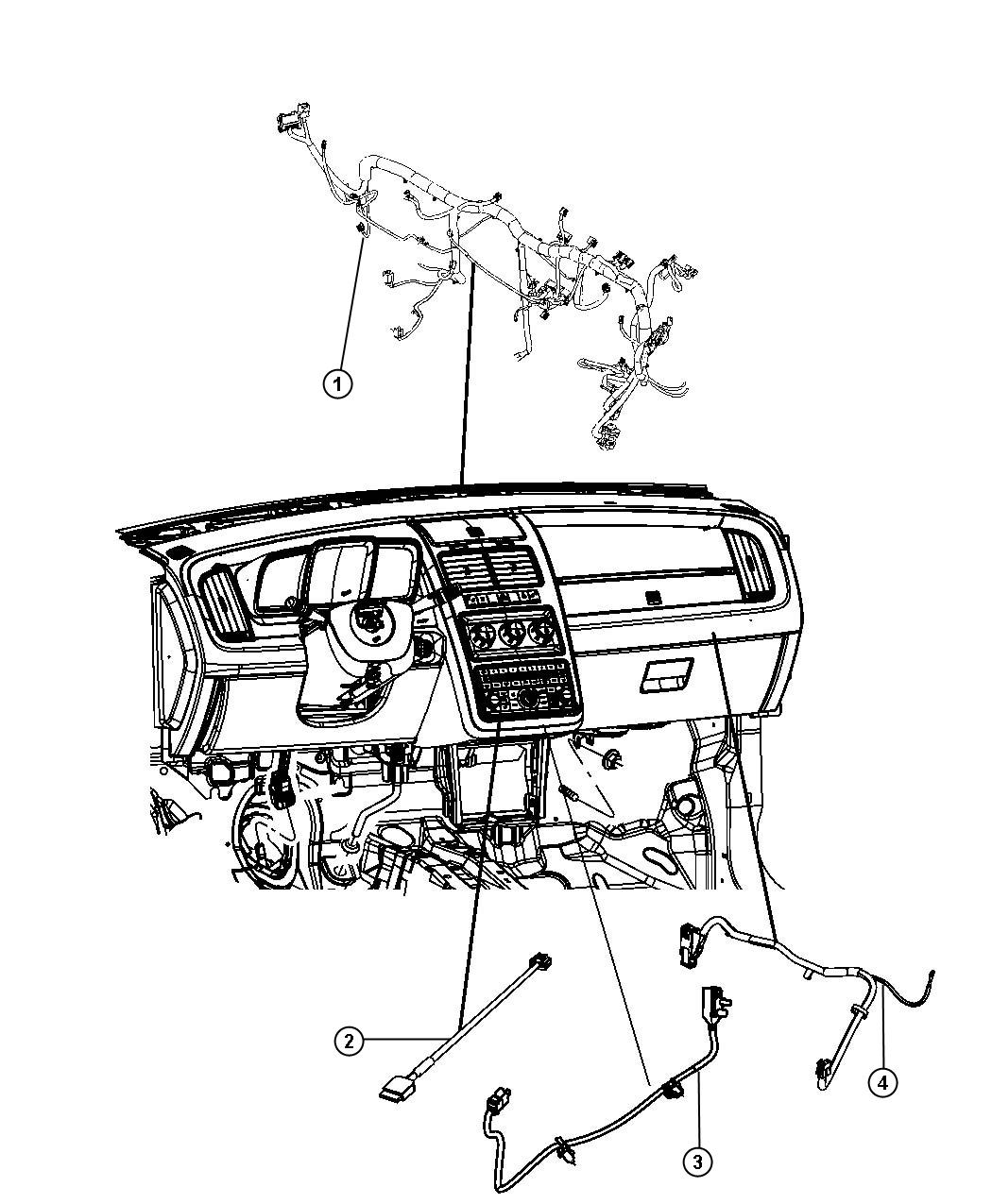 Diagram Wiring Instrument Panel. for your 2020 Dodge Durango   