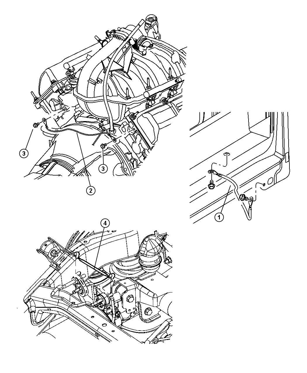 Diagram Ground Straps. for your Ram ProMaster  