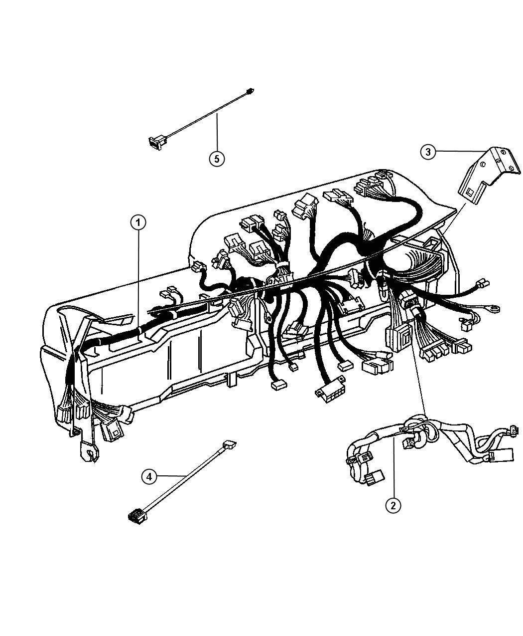 Diagram Wiring Instrument Panel. for your Chrysler Voyager  