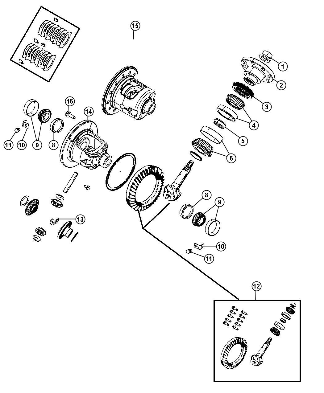 Differential Assembly. Diagram