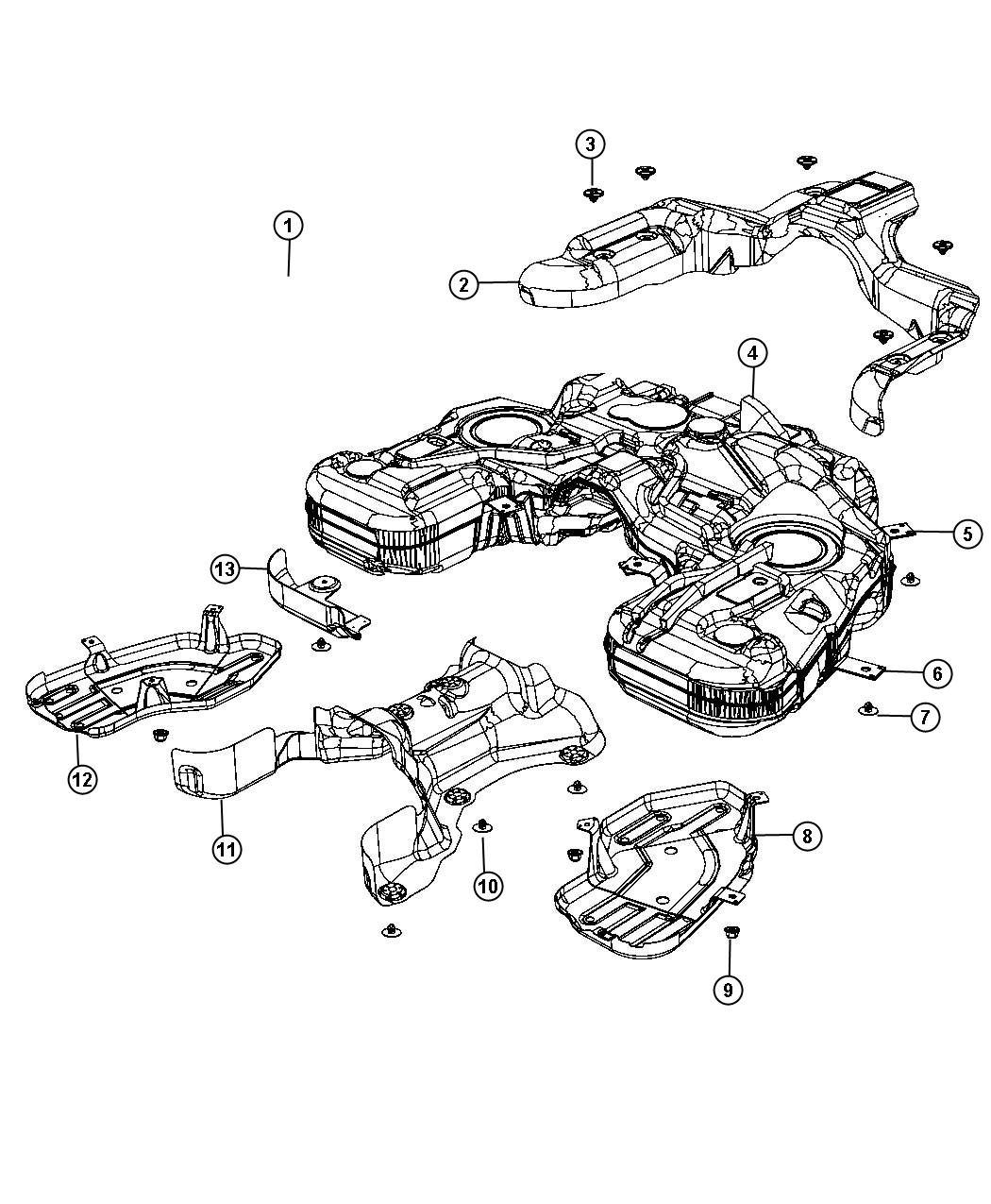 Diagram Fuel Tank. for your Jeep