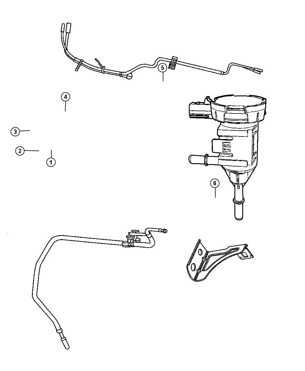 Diagram Emission Control Vacuum Harness. for your 2003 Chrysler 300  M 