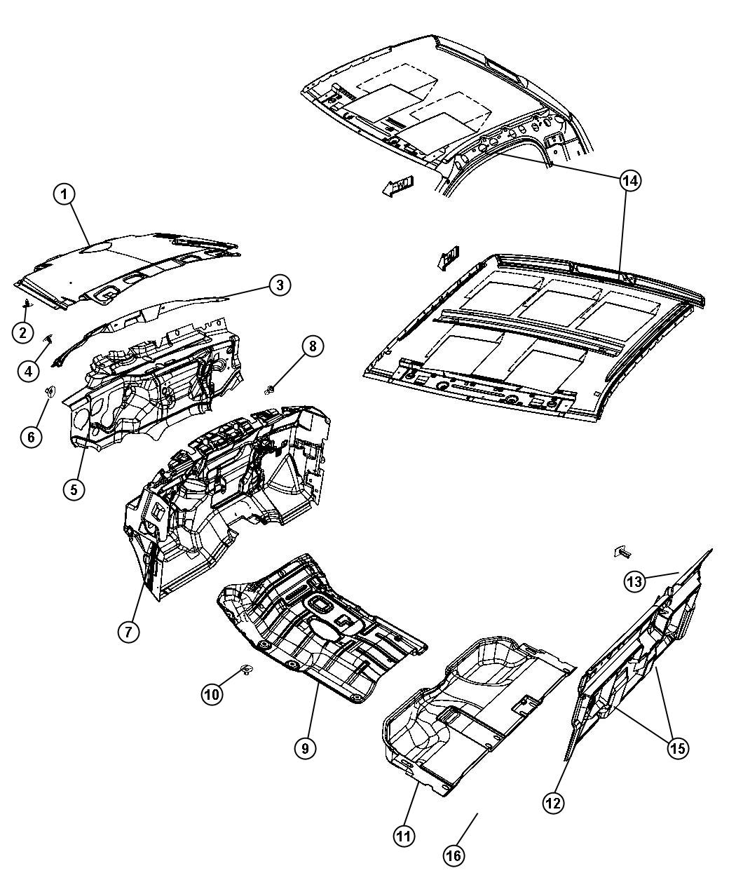 Diagram Silencers. for your 2012 Ram 2500 6.7L Turbo I6 Diesel M/T 4X2 LARAMIE MEGA CAB 