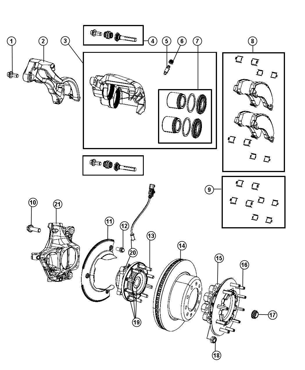 Brakes,Front. Diagram