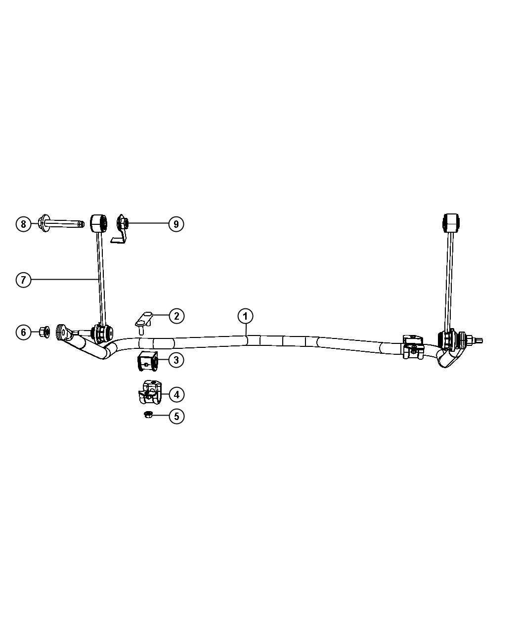 Diagram Stabilizer Bar, Rear. for your 2010 Dodge Ram 2500   