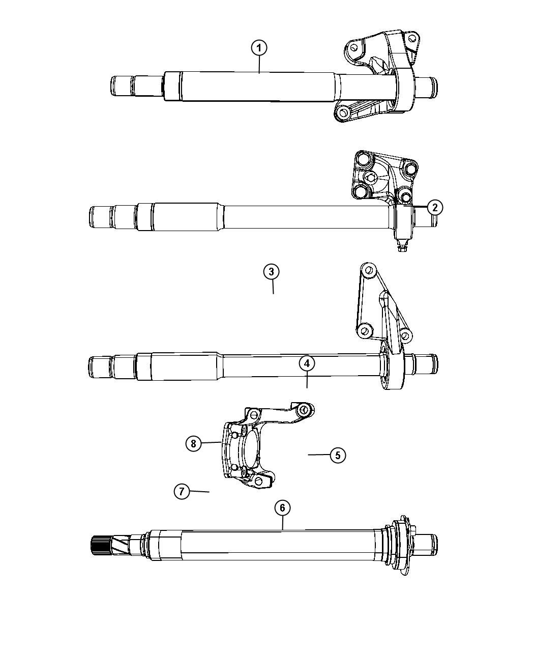 Diagram Shafts, Intermediate. for your 1997 Dodge Grand Caravan   