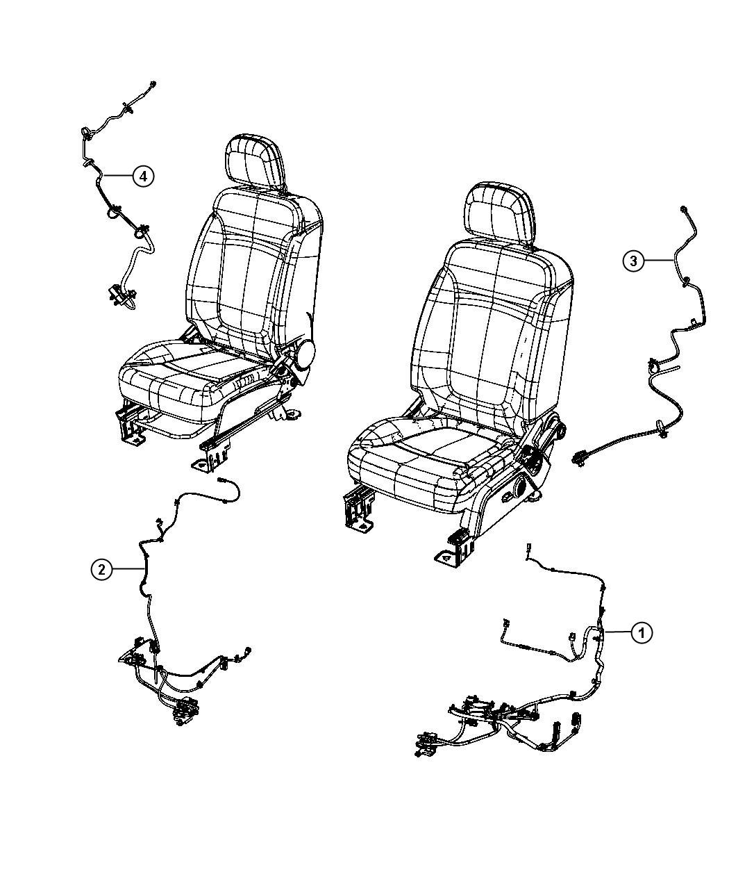 Diagram Wiring Seats Front. for your Dodge Journey  