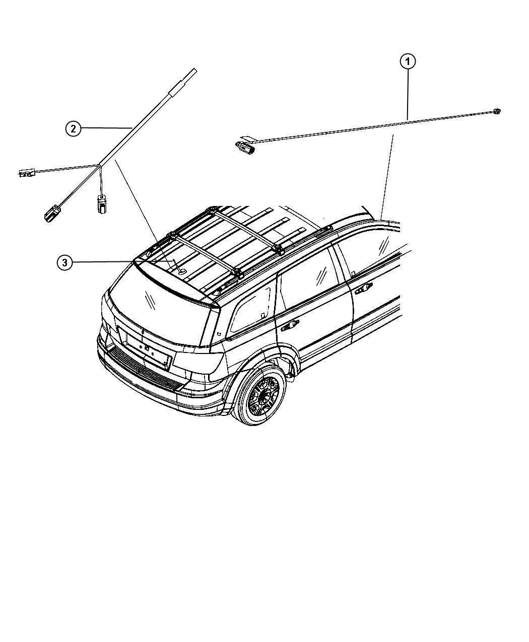 Diagram Satellite Radio System. for your Dodge