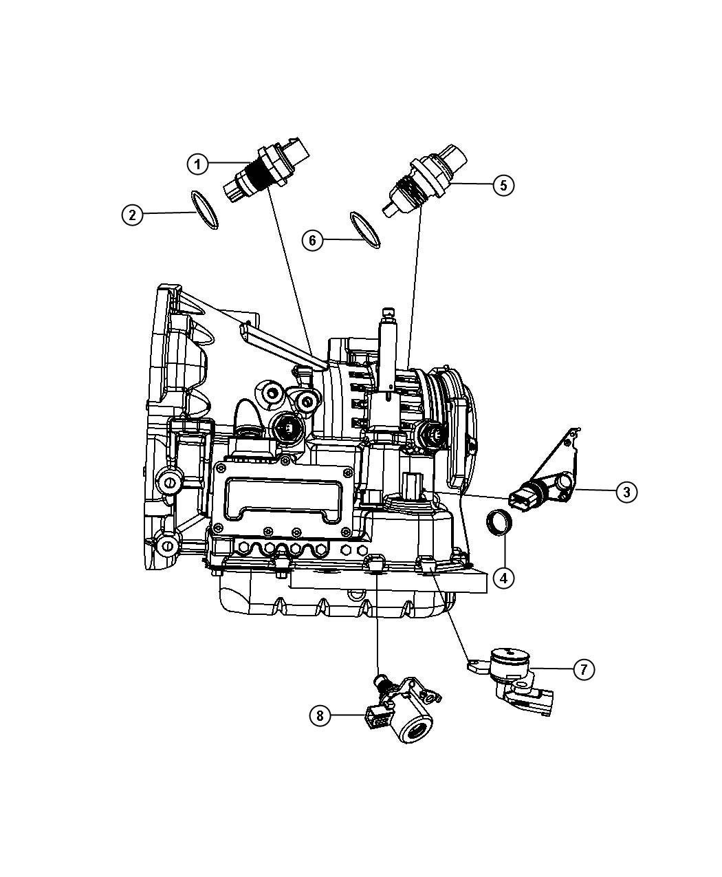Diagram Sensors Drivetrain. for your Chrysler