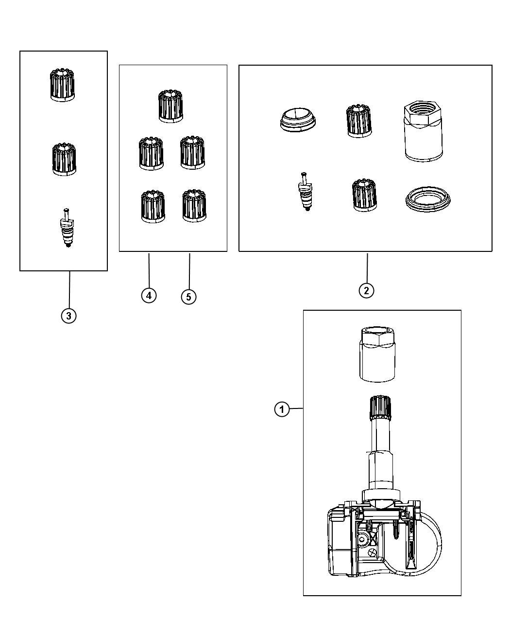 Diagram Tire Monitoring System. for your Chrysler 300 M 