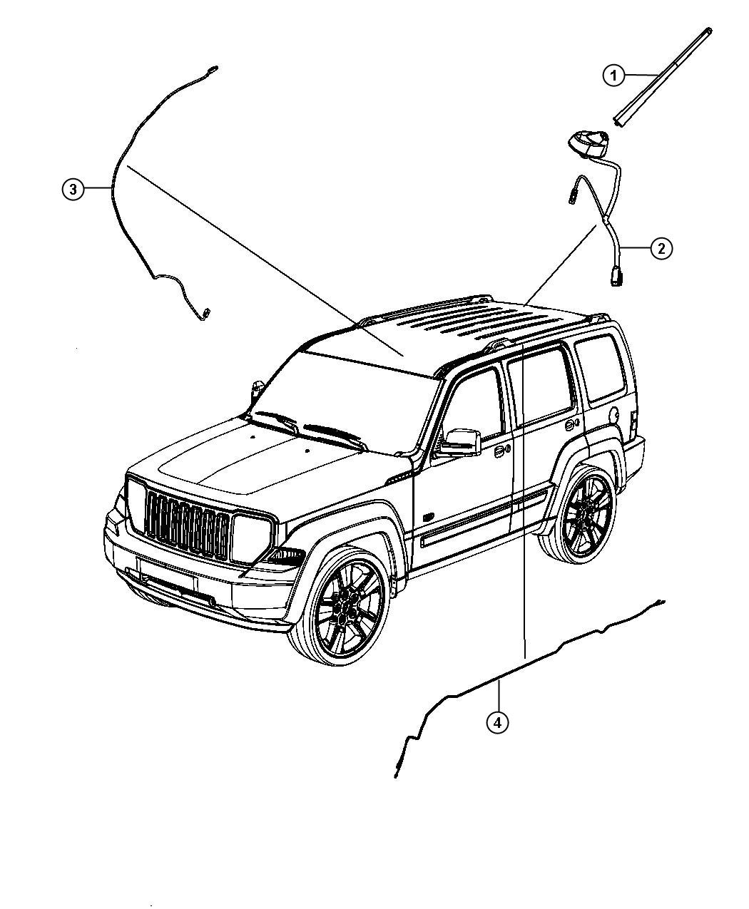 Diagram Antenna. for your Jeep