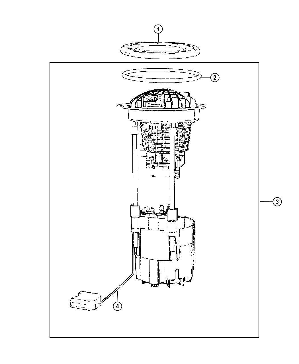 Diagram Fuel Pump Module. for your 1999 Chrysler 300  M 