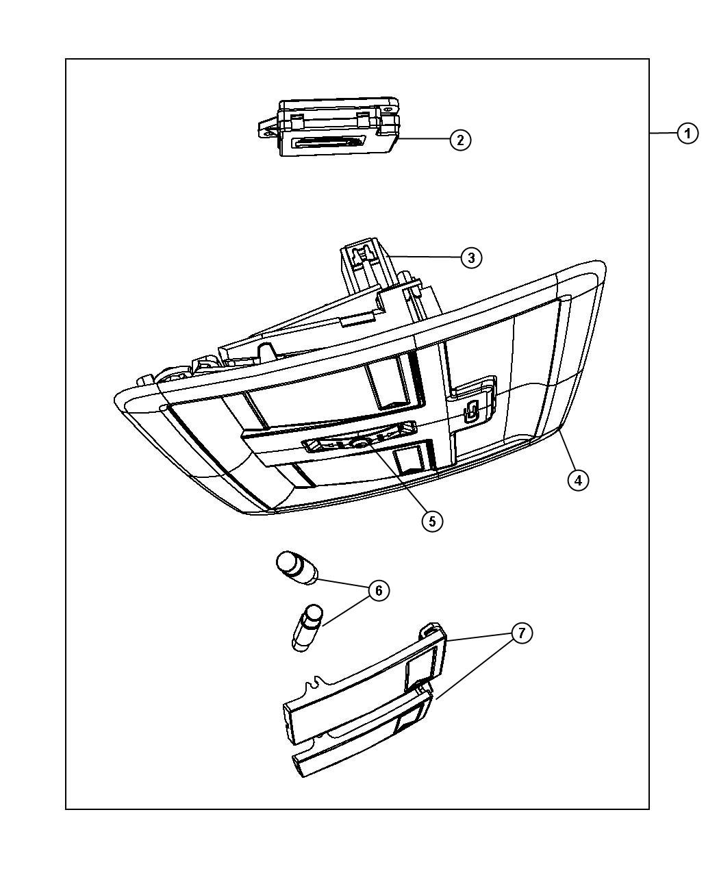 Overhead Console. Diagram