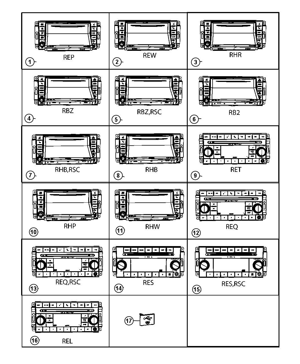 Diagram Radio. for your Jeep Compass  