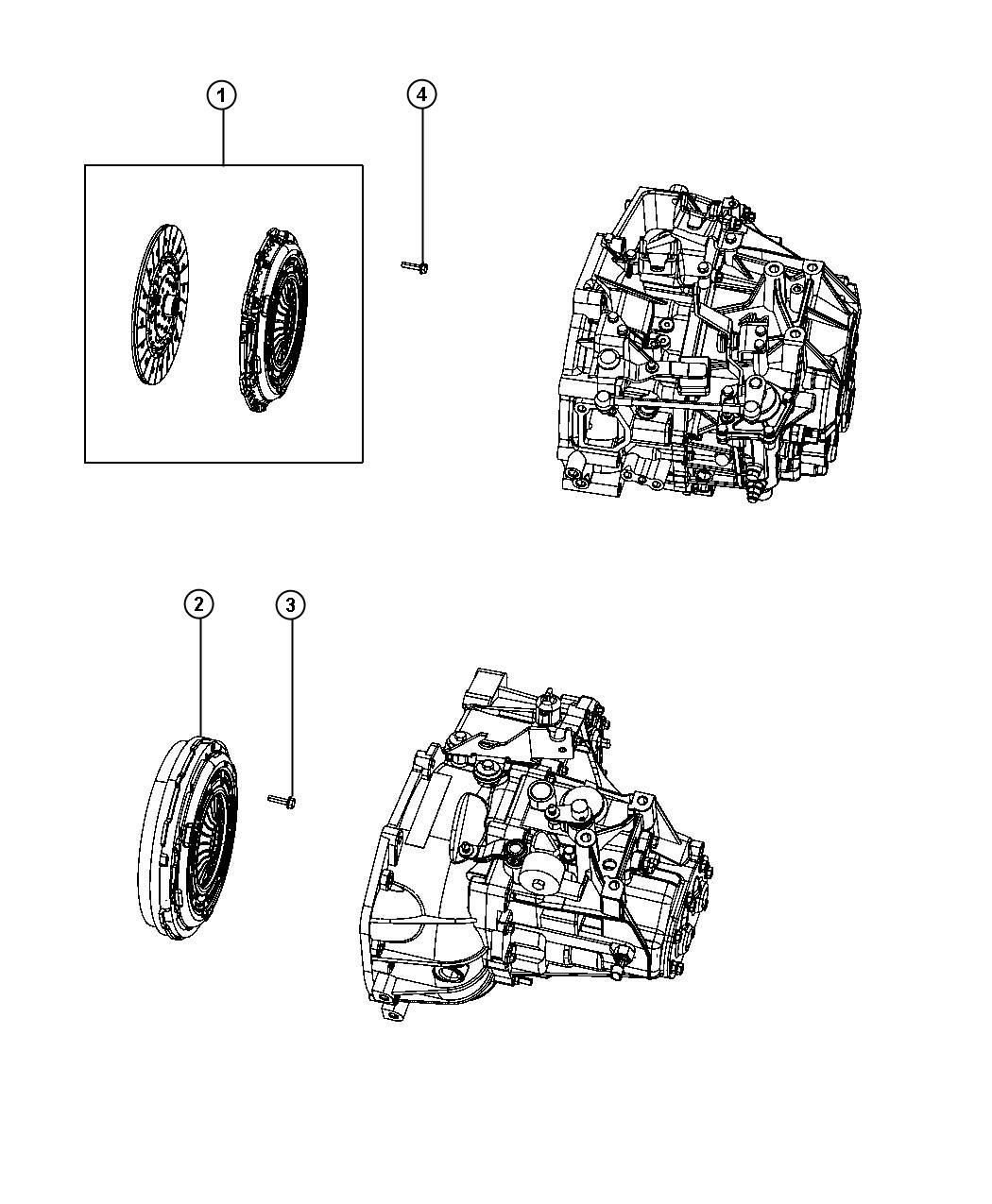 Diagram Clutch Assembly. for your Dodge Caliber  