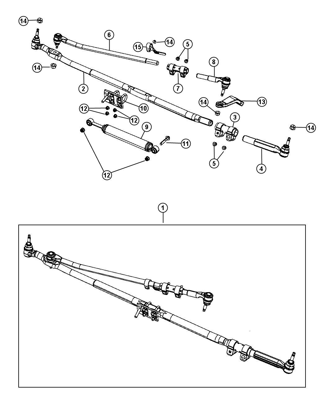 Diagram Steering Linkage. for your 1999 Dodge Ram 1500   