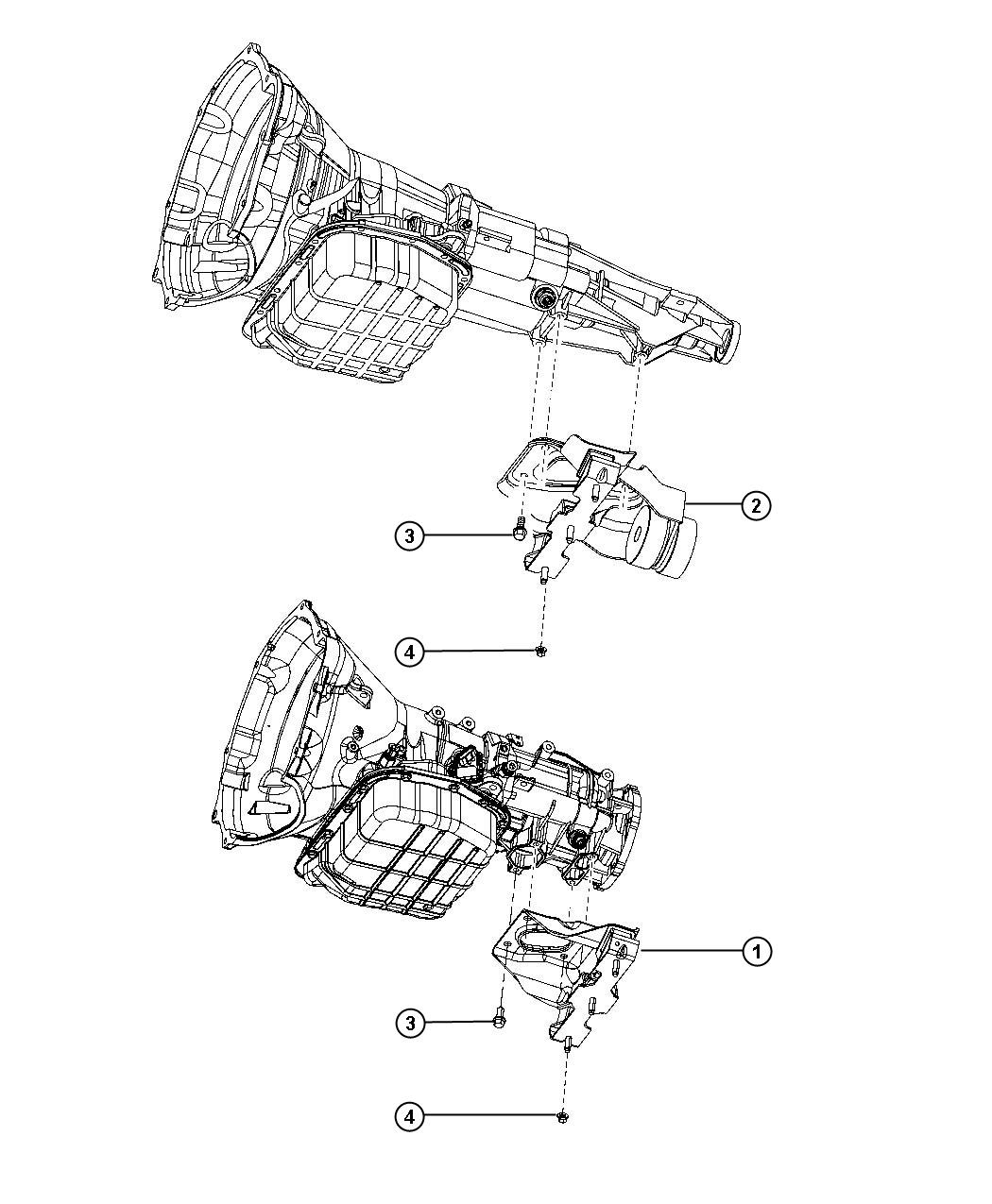 Diagram Mounting Supports. for your 2003 Chrysler 300  M 