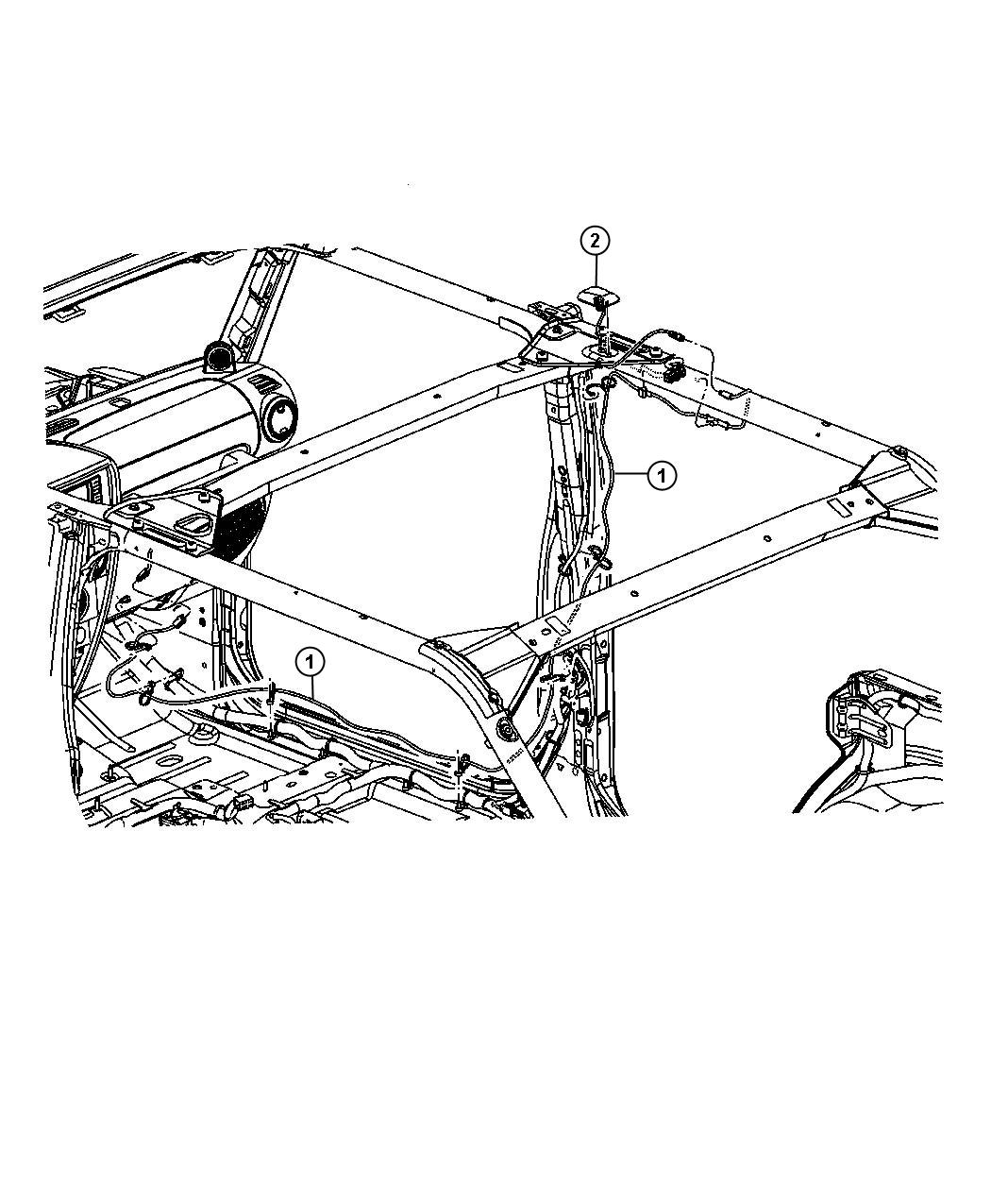 Diagram Satellite Radio System. for your 2012 Jeep Wrangler 3.6L V6 A/T 4X4 Unlimited Sahara 