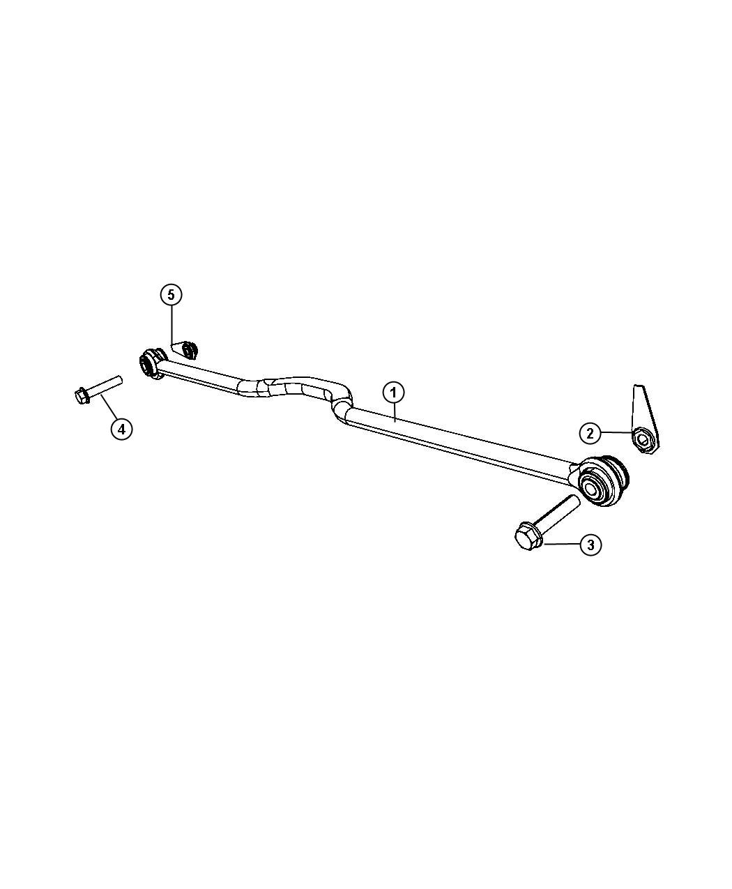 Diagram Track Bar,Rear. for your 2002 Chrysler 300  M 