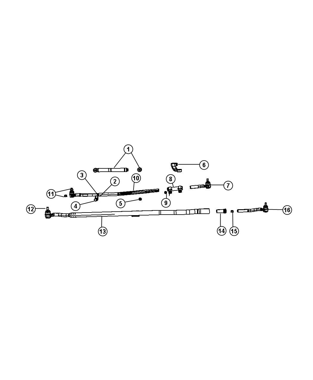 Diagram Steering Linkage. for your Jeep Cherokee  