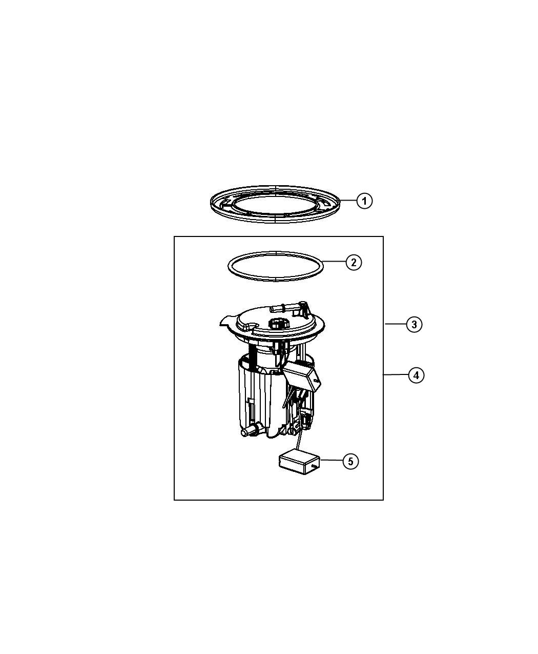 Diagram Fuel Pump Module. for your Dodge