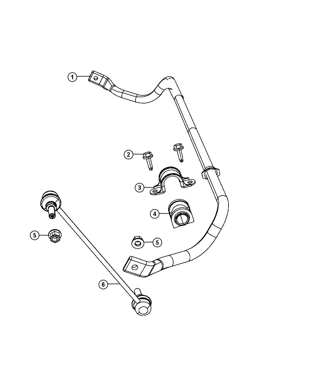 Diagram Stabilizer Bar,Front. for your Chrysler 300 M 