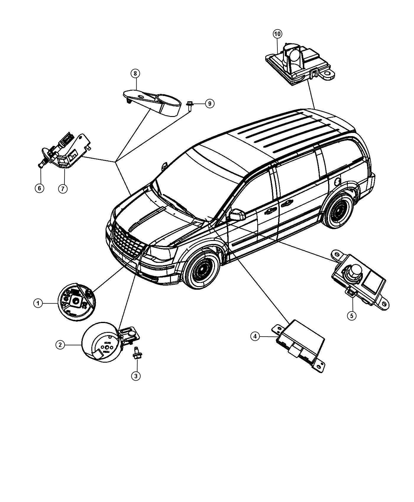 Diagram Siren Alarm System. for your 2012 Dodge Grand Caravan   